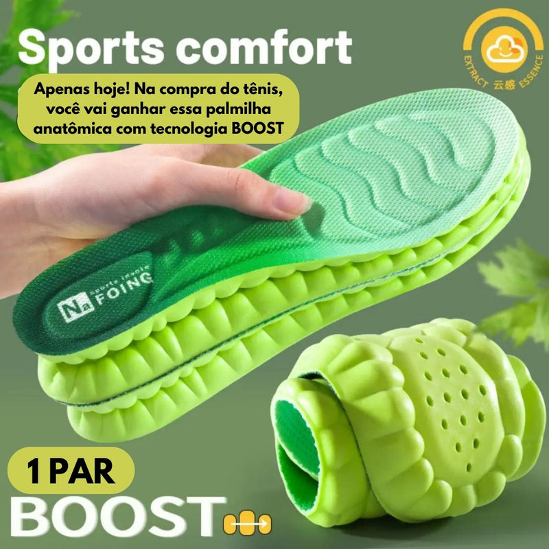 Kit 2 pares Tenis Ortopédico Confort Running Unissex + 2 pares de Palmilha Tecnológica Grátis