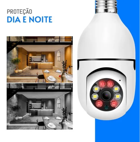 Câmera inteligente 360° WIFI